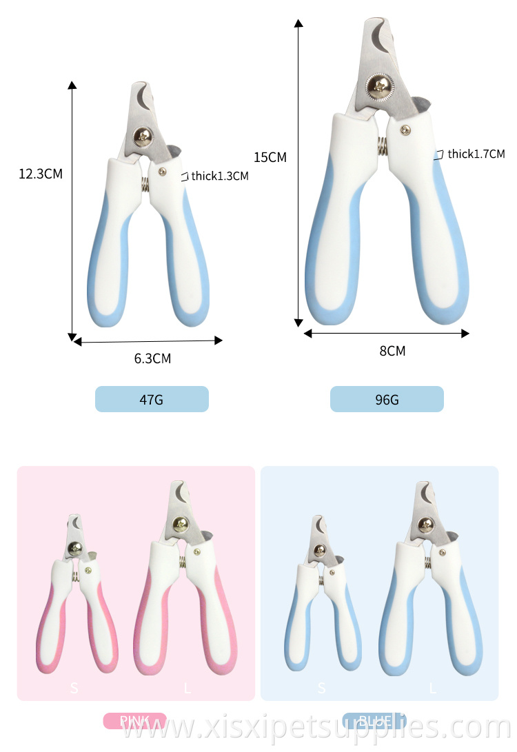 Factory Wholesale High Quality Cat Nail Cutter Pet Dog Nail Clipper With Safety Guard